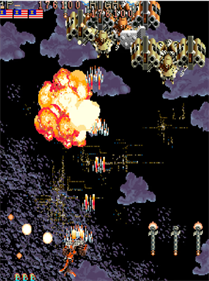 Arcaade Archives THUNDER DRAGON - Screenshot - Gameplay (World) - 476x637