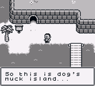 Dog's Muck Island - Screenshot - Gameplay (World) - 160x144