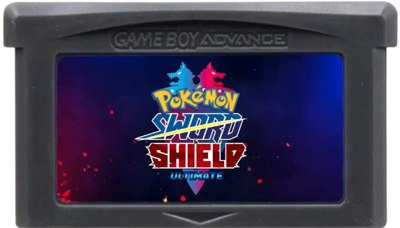 Pokémon Sword and Shield GBA - Fanart - Cart - Front (Brazil) - 573x327