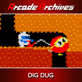 Arcade Archives DIG DUG - Fanart - Box - Front (null) - 256x256