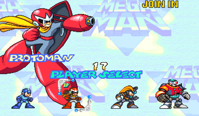 Mega Man 2: The Power Fighters - Screenshot - Game Select (null) - 384x224
