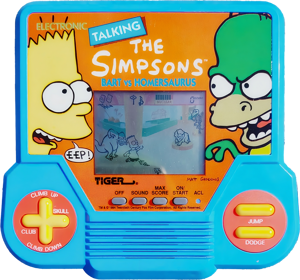 The Simpsons: Bart vs Homersaurus - Cart - Front (World) - 1774x1658