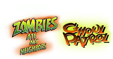 Zombies Ate My Neighbors and Ghoul Patrol - Clear Logo (null) - 880x457