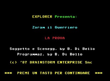 Zoram il Guerriero: La Prova - Screenshot - Game Title (null) - 656x484