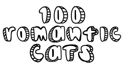 100 Romantic Cats - Clear Logo - 1280x720