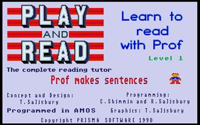 Play and Read Vol3: Prof Making Sentences - Screenshot - Game Title (null) - 656x411
