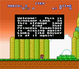 SMW SMB1 Style Hack - Screenshot - Gameplay (World) - 256x224