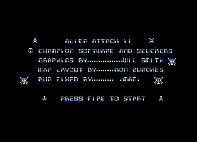 Alien Attack II - Screenshot - Game Title (null) - 659x476