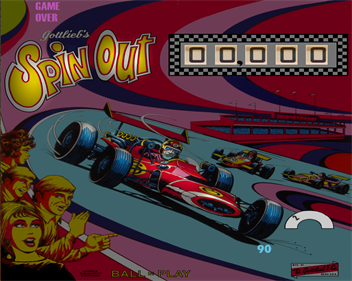 Spin Out - Arcade - Marquee (null) - 1283x1022