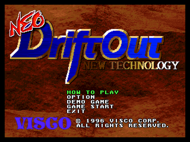 Neo Drift Out: New Technology - Screenshot - Game Title (World) - 640x480