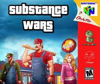 Substance Wars 64 - Fanart - Box - Front (null) - 855x720