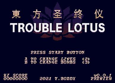 Trouble Lotus - Screenshot - Game Title (null) - 560x406