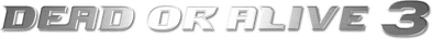 Dead or Alive 3 - Clear Logo (World) - 917x84