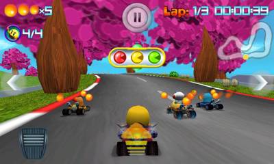 Pac-Man Kart Rally - Screenshot - Gameplay (World) - 720x432