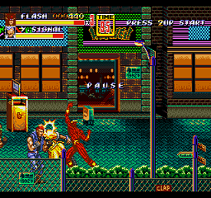 Flash in Streets of Rage 2 - Screenshot - Gameplay (World) - 256x240