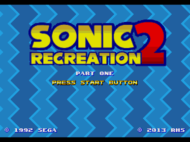 Sonic the Hedgehog 2 Recreation - Screenshot - Game Title (World) - 320x240