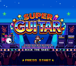 Super Guitar - Screenshot - Game Title (World) - 256x224