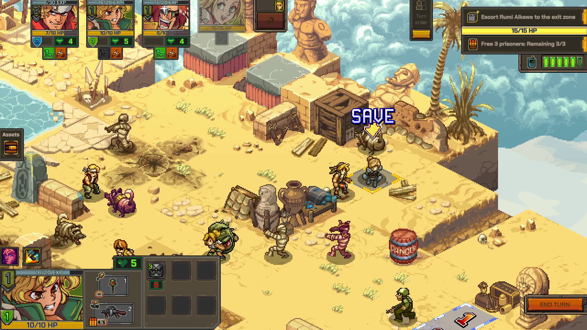 Illustration of Metal Slug Tactics