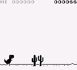 Illustration of Rex Run for Game Boy