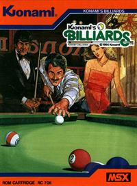 Konami's Billiards - Box - Front (Europe) - 660x900