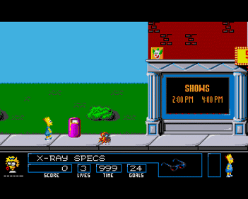 The Simpsons: Bart vs. the Space Mutants - Screenshot - Gameplay (null) - 320x256