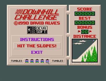Downhill Challenge (DevaSoft) - Screenshot - Game Title (null) - 702x536