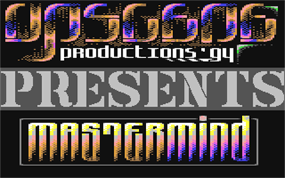 Mastermind (Verlag Game On) - Screenshot - Game Title (null) - 320x200