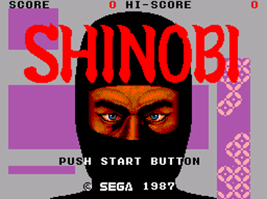 Shinobi: The Real Ninja - Screenshot - Game Title (World) - 256x192