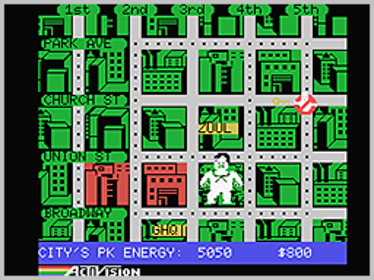 Ghostbusters (Opcode Games) - Screenshot - Gameplay (World) - 256x192
