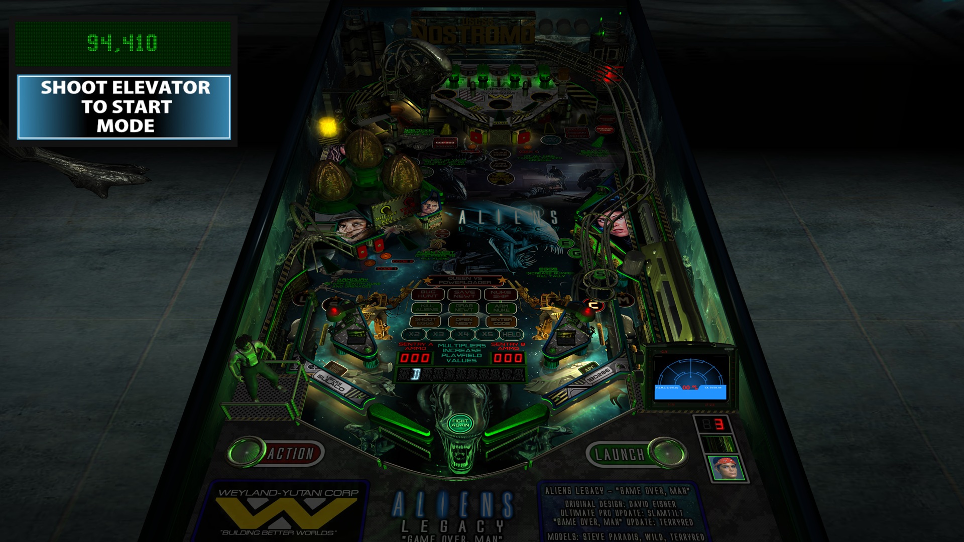 Illustration of Aliens Legacy: "Game Over, Man"