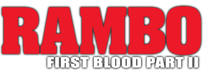 Rambo First Blood: Part II - Clear Logo (null) - 400x139
