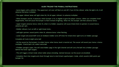Alien Trilogy - Arcade - Controls Information (null) - 1920x1080