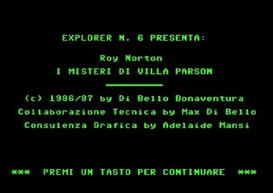Roy Norton: I Misteri di Villa Parson - Screenshot - Game Title (null) - 649x460