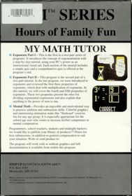 My Math Tutor - Box - Back (North America) - 540x800