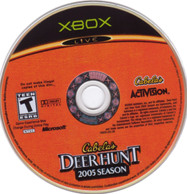 Cabela's Deer Hunt: 2005 Season - Disc (North America) - 320x331