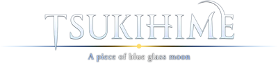 TSUKIHIME: A piece of blue glass moon - Clear Logo (null) - 1024x233