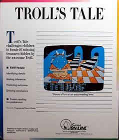 Troll's Tale - Box - Back (North America) - 452x532