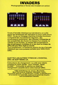 Invaders (IJK Software) - Box - Back (France) - 192x280