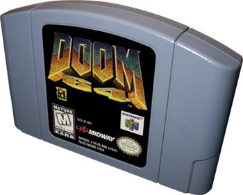 DOOM 64 - Cart - 3D (North America) - 400x321