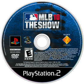 MLB 10: The Show - Disc (North America) - 1280x1280