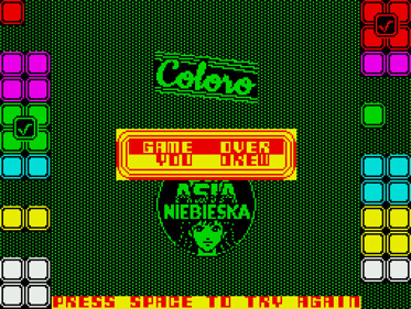 Coloro - Screenshot - Game Over (null) - 1020x768