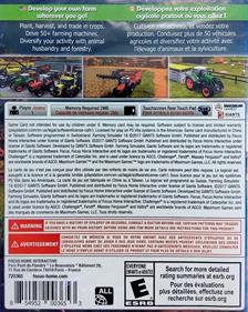 Farming Simulator 18 - Box - Back (North America) - 877x1099