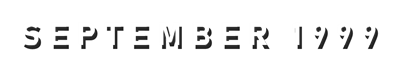 SEPTEMBER 1999 - Clear Logo (null) - 1100x200