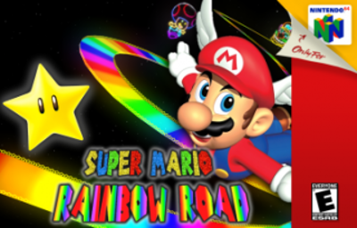 Super Mario Rainbow Road - Fanart - Box - Front (North America) - 320x205
