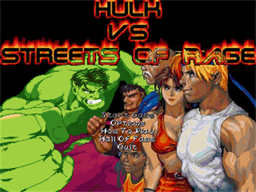 Hulk vs. Streets of Rage - Screenshot - Game Title (null) - 320x240