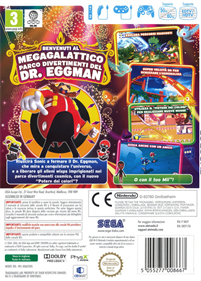 Sonic Colors - Box - Back (Italy) - 488x680