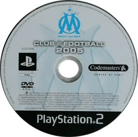 Club Football 2005: Olympique de Marseille - Disc (France) - 564x558