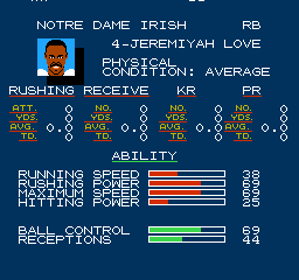 Tecmo Super Bowl: NCAA 2K26 Edition - Screenshot - Gameplay (World) - 256x240