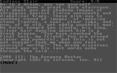 Zork III - Screenshot - Game Title (null) - 320x200