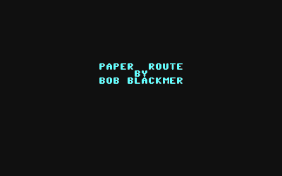 Paper Route - Screenshot - Game Title (North America) - 320x200